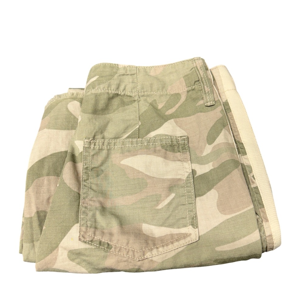 Mother Pants The Shaker Chop Crop Fray Womens 25 (26x24)‎ Desert Print Camo